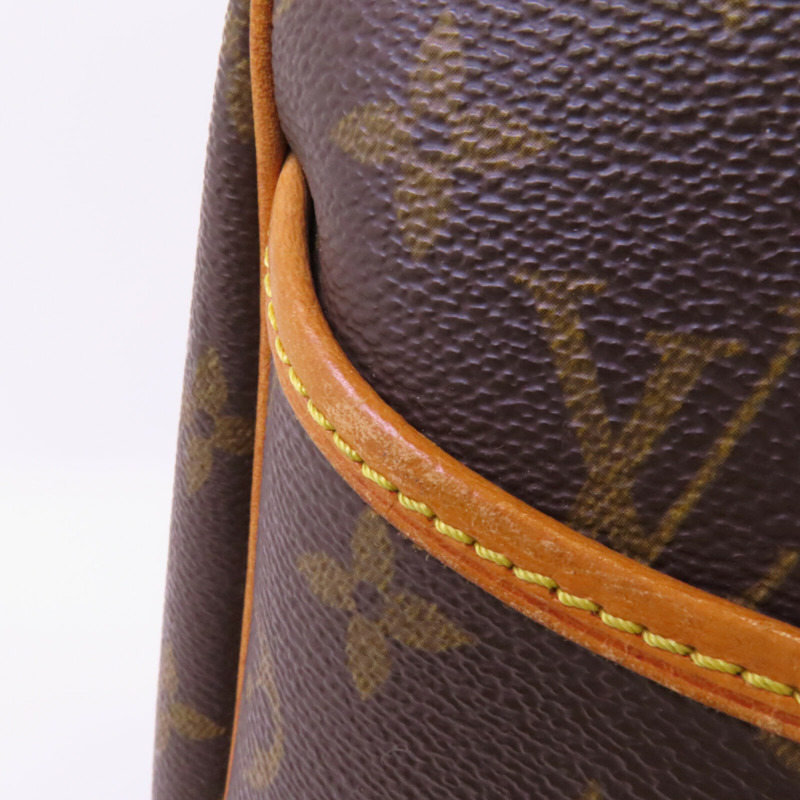 LOUIS VUITTON Monogram Deauville金扣手挽袋-12