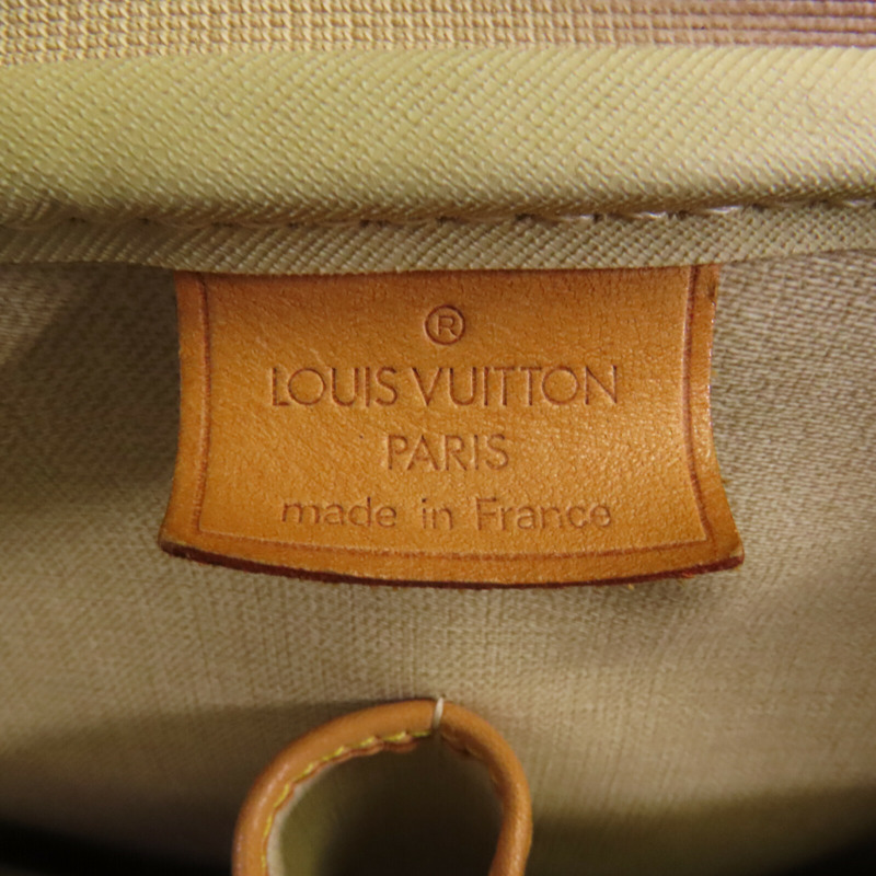 LOUIS VUITTON Monogram Deauville金扣手挽袋-15
