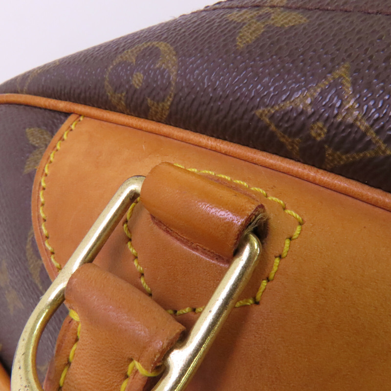 LOUIS VUITTON Monogram Deauville金扣手挽袋-18