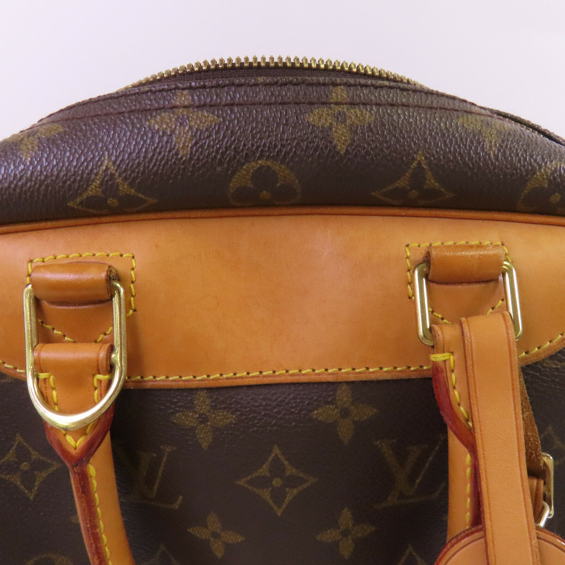 LOUIS VUITTON Monogram Deauville金扣手挽袋-19