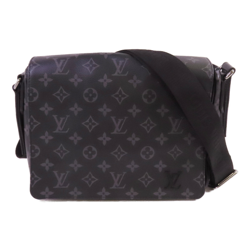 LOUIS VUITTON Monogram Eclipse District PM肩背袋-0