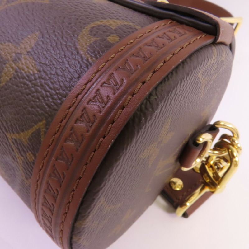 LOUIS VUITTON Monogram Papillon Trunk金扣鏈帶手挽肩背兩用袋-8