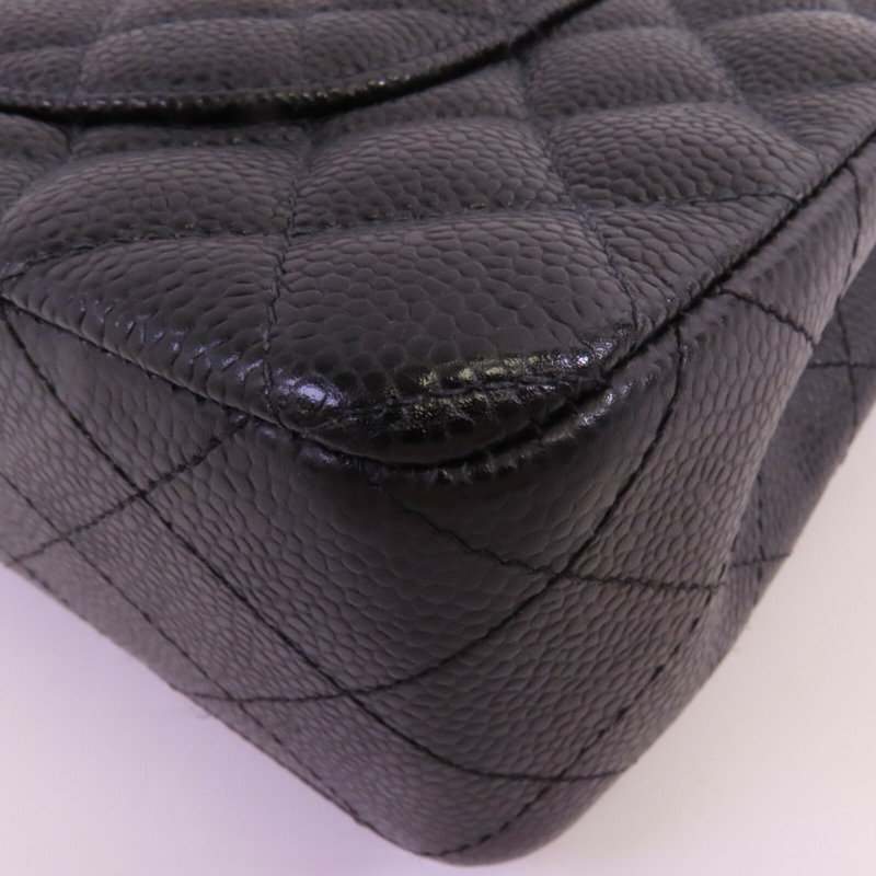 CHANEL 牛皮皮革Classic 25金扣鏈帶肩背袋-8