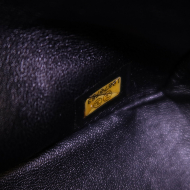 CHANEL 牛皮皮革Classic 25金扣鏈帶肩背袋-15