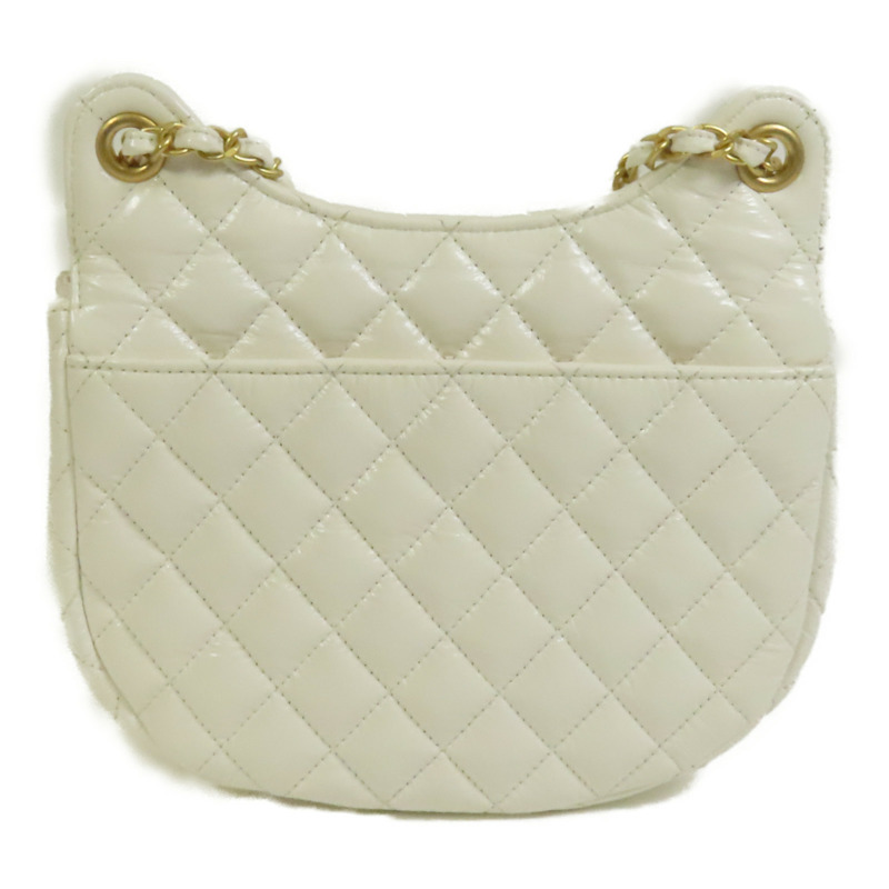 CHANEL 牛皮皮革24C 金扣手挽肩背兩用袋-2