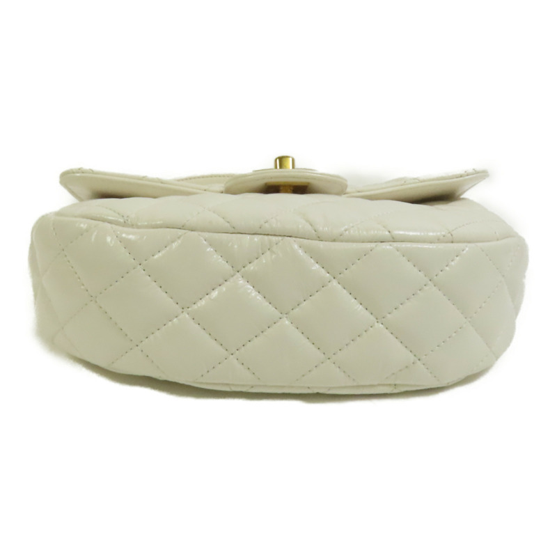 CHANEL 牛皮皮革24C 金扣手挽肩背兩用袋-3