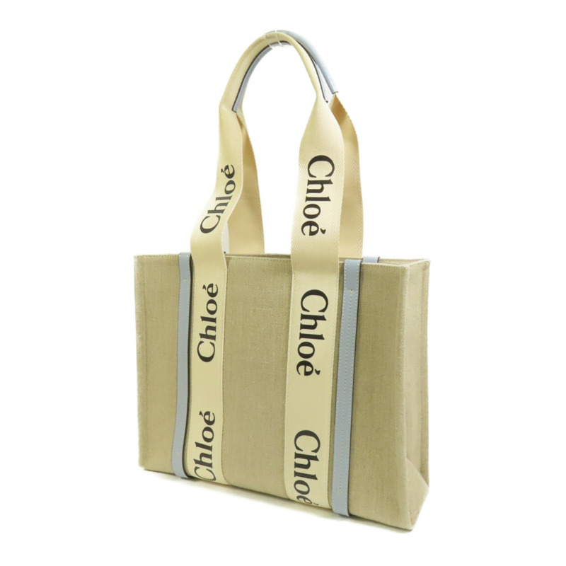 Chloe 帆布Woody手挽袋-2