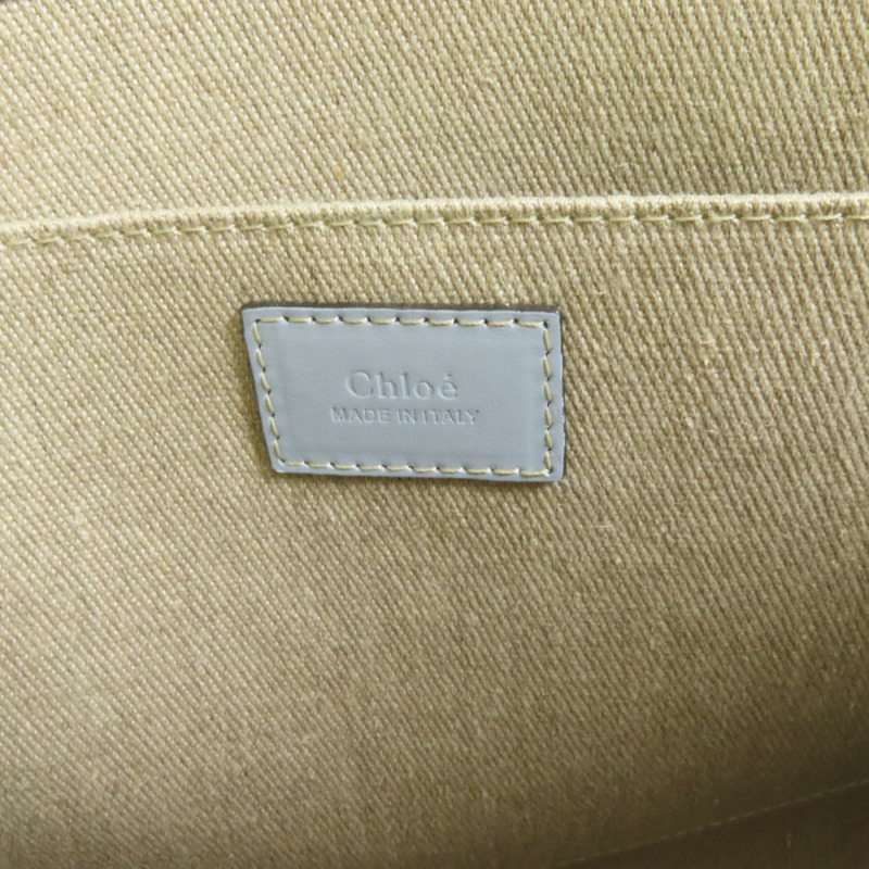 Chloe 帆布Woody手挽袋-6