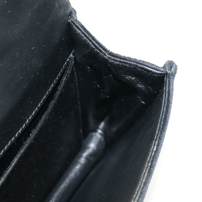 【日本直送】PRADA 鏈條肩背包 絲絨 黑色 金色 正品 156179V-23