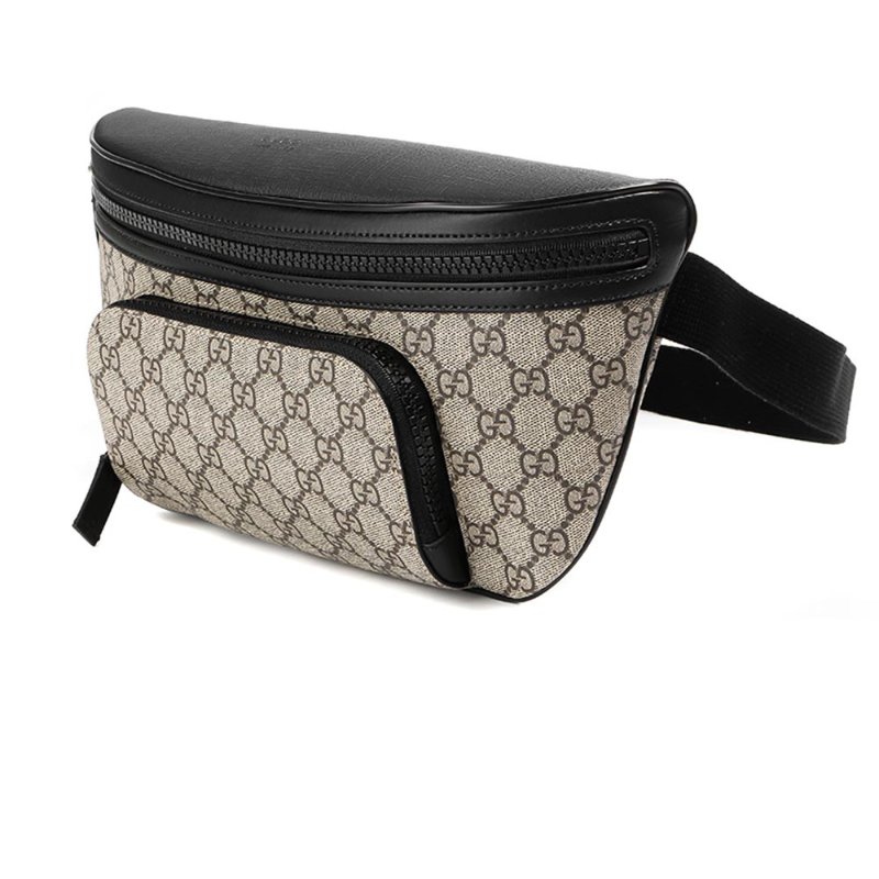 【門市全新現貨】GUCCI  GG Supreme 塗層帆布防刮胸包腰包 779843 (附原廠防塵袋)-3