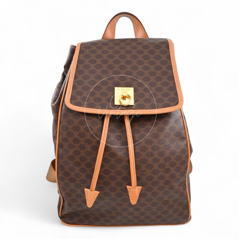 [Pre-owned] Celine Vintage Monogram Backpack-9