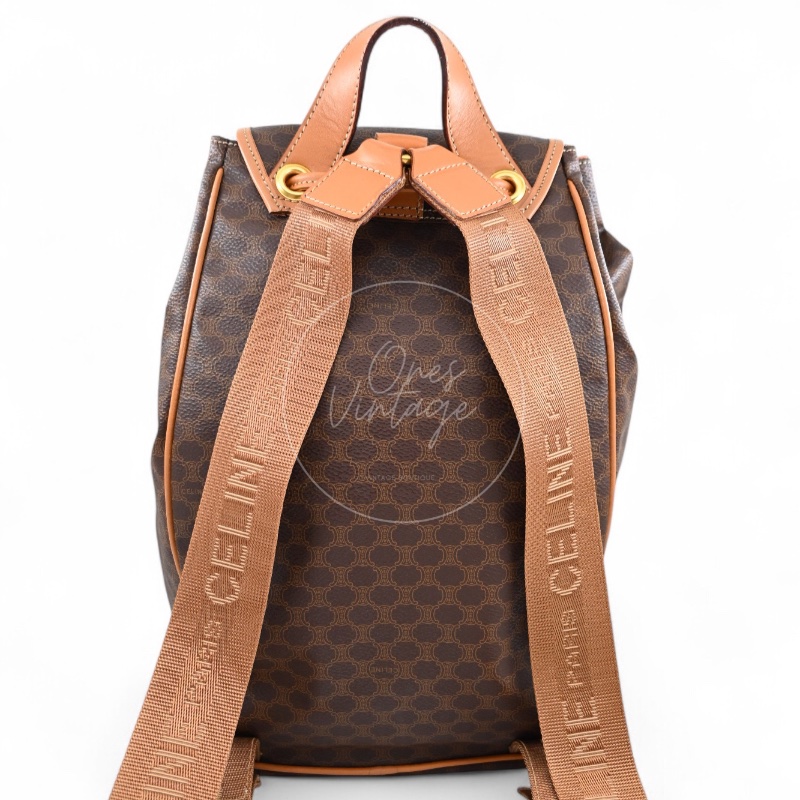 [Pre-owned] Celine Vintage Monogram Backpack-10
