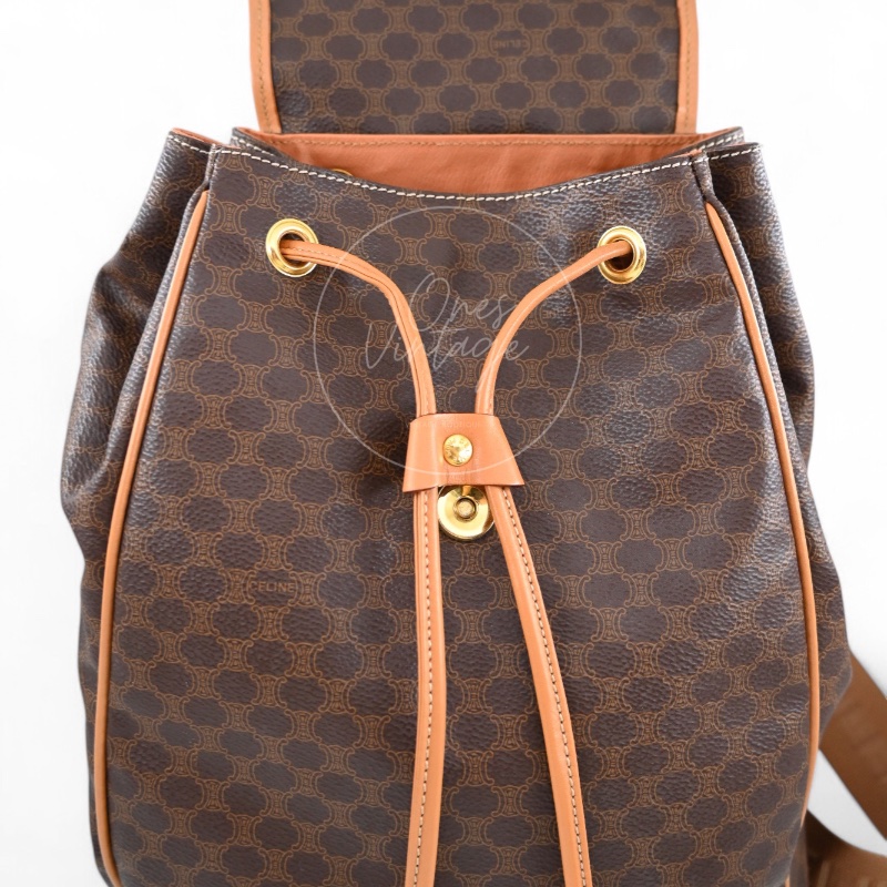 [Pre-owned] Celine Vintage Monogram Backpack-22