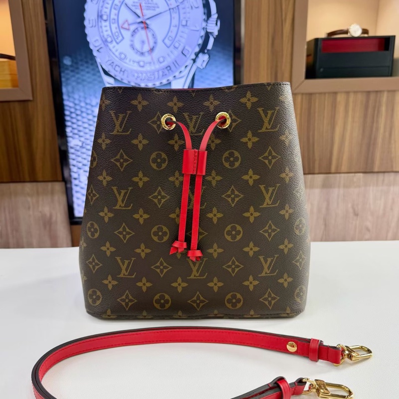98新Lv路易威登 经典老花水桶包 红桶尺寸：26*26*17.5c-0