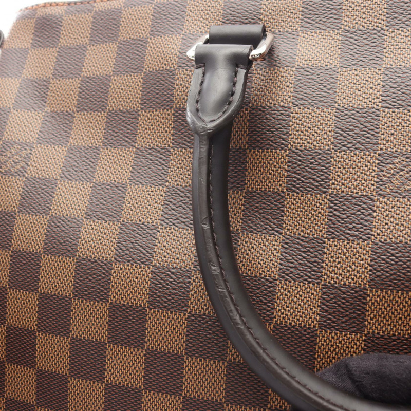 路易威登 Jake 手提包 N41559 Damier 皮革棕色 Ebene 二手男式-7