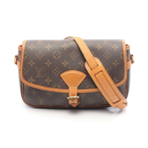 路易威登 Sologne 單肩斜背包 M42250 Monogram 皮革 棕色 二手