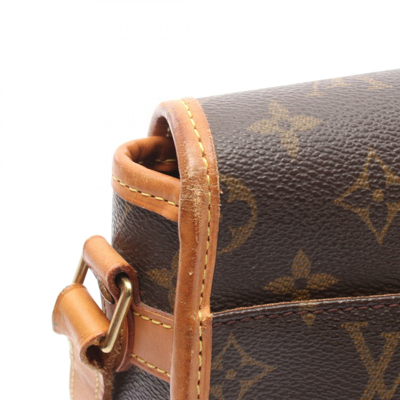 路易威登 Sologne 單肩斜背包 M42250 Monogram 皮革 棕色 二手-5