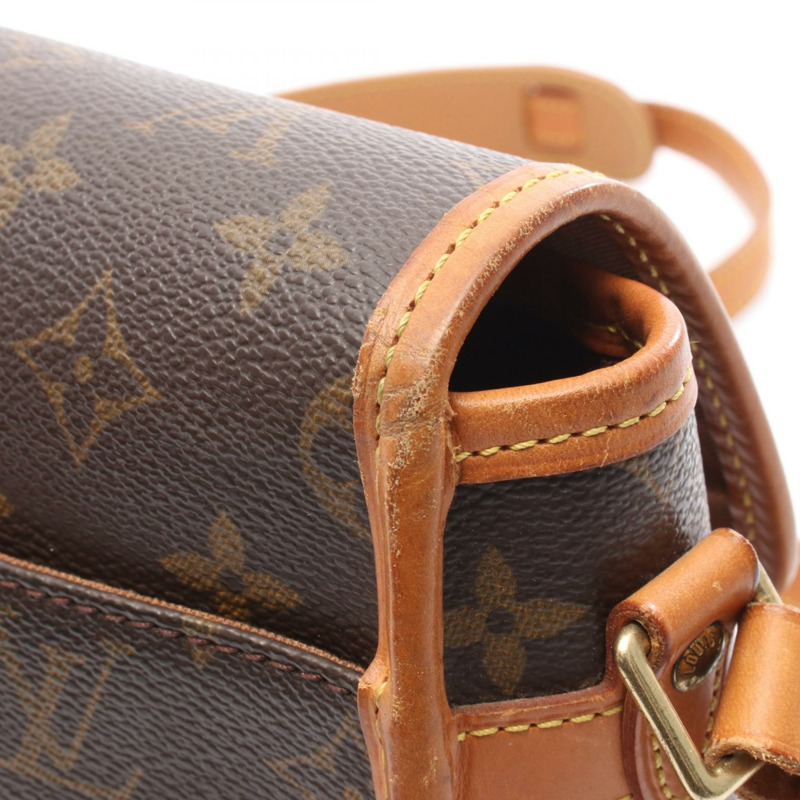 路易威登 Sologne 單肩斜背包 M42250 Monogram 皮革 棕色 二手-6