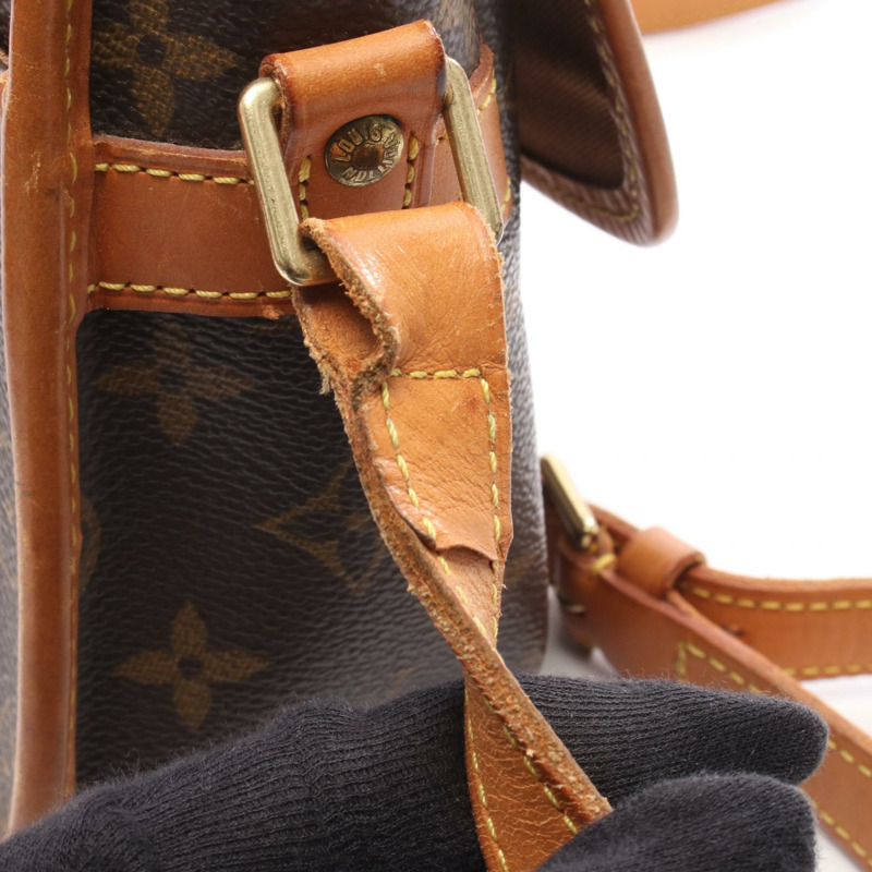 路易威登 Sologne 單肩斜背包 M42250 Monogram 皮革 棕色 二手-7