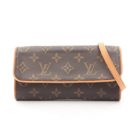 路易威登 Pochette Twin PM 單肩斜背包 M51854 Monogram 皮革 LV