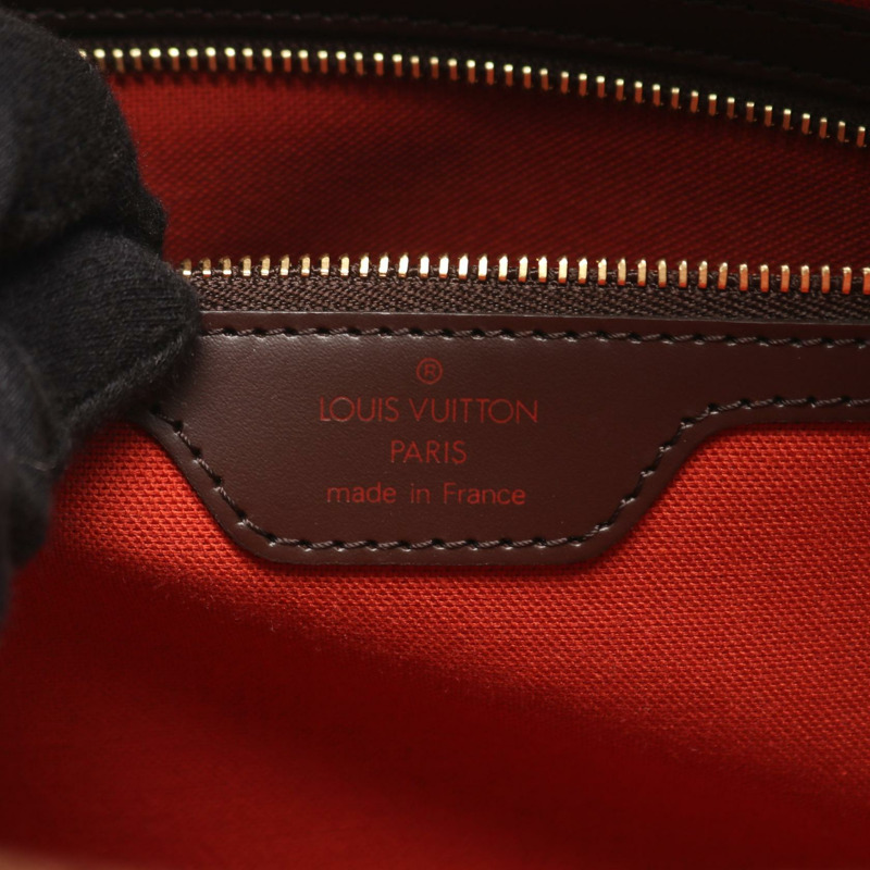 路易威登 Nolita 手提包 N41445 Damier 皮革 棕色 Ebene 二手女式-3