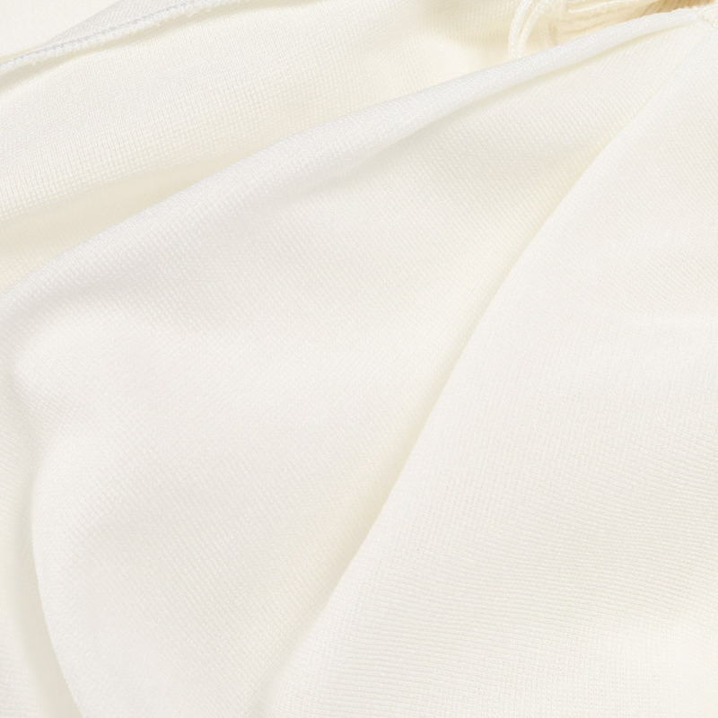 香奈兒 COCO 標誌紐扣半身裙 P45363K04769 黏膠纖維 白色 #38 二手女裝-6