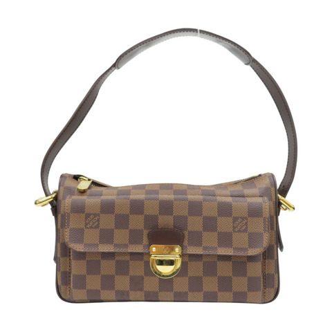 棕色 棋盤格帆布 Ravello GM 肩背包【LOUIS VUITTON LV 路易威登】 N60006