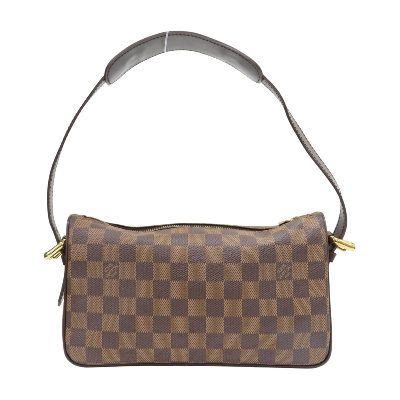 棕色 棋盤格帆布 Ravello GM 肩背包【LOUIS VUITTON LV 路易威登】 N60006-1