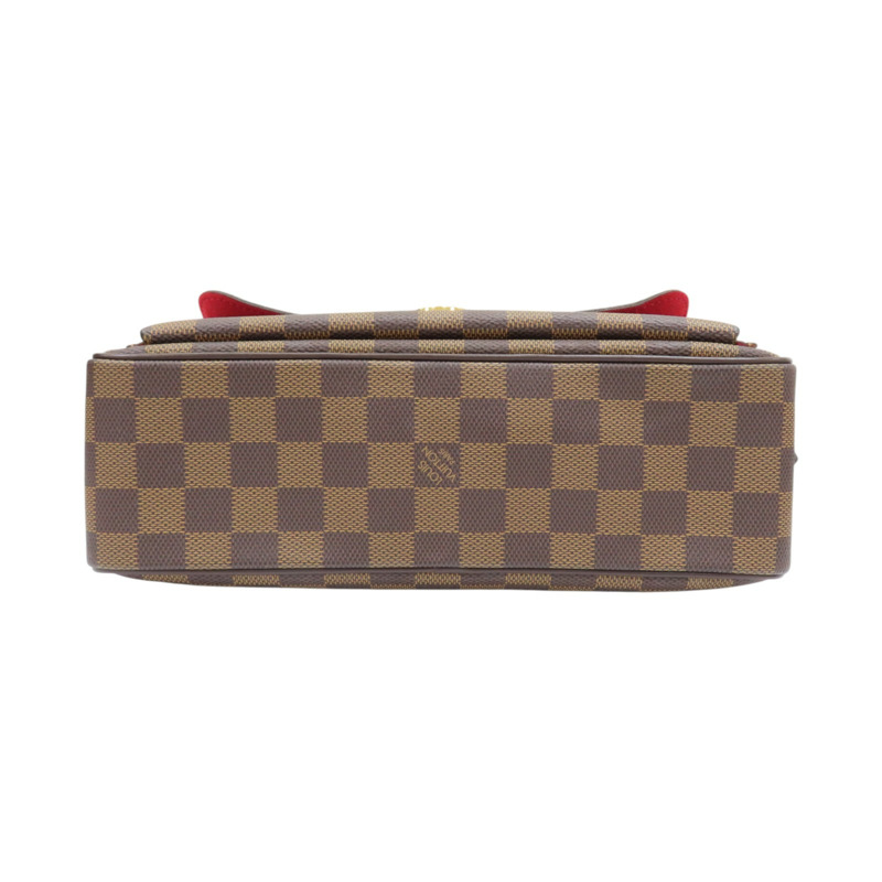 棕色 棋盤格帆布 Ravello GM 肩背包【LOUIS VUITTON LV 路易威登】 N60006-3