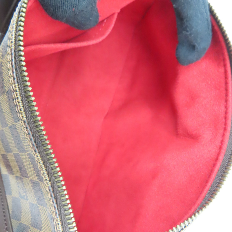 棕色 棋盤格帆布 Ravello GM 肩背包【LOUIS VUITTON LV 路易威登】 N60006-4