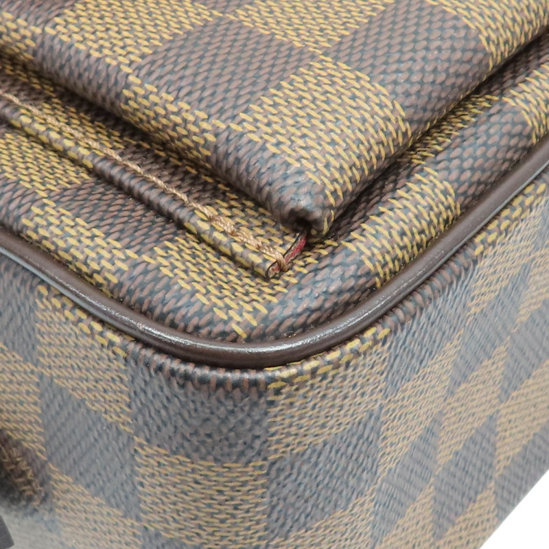 棕色 棋盤格帆布 Ravello GM 肩背包【LOUIS VUITTON LV 路易威登】 N60006-10