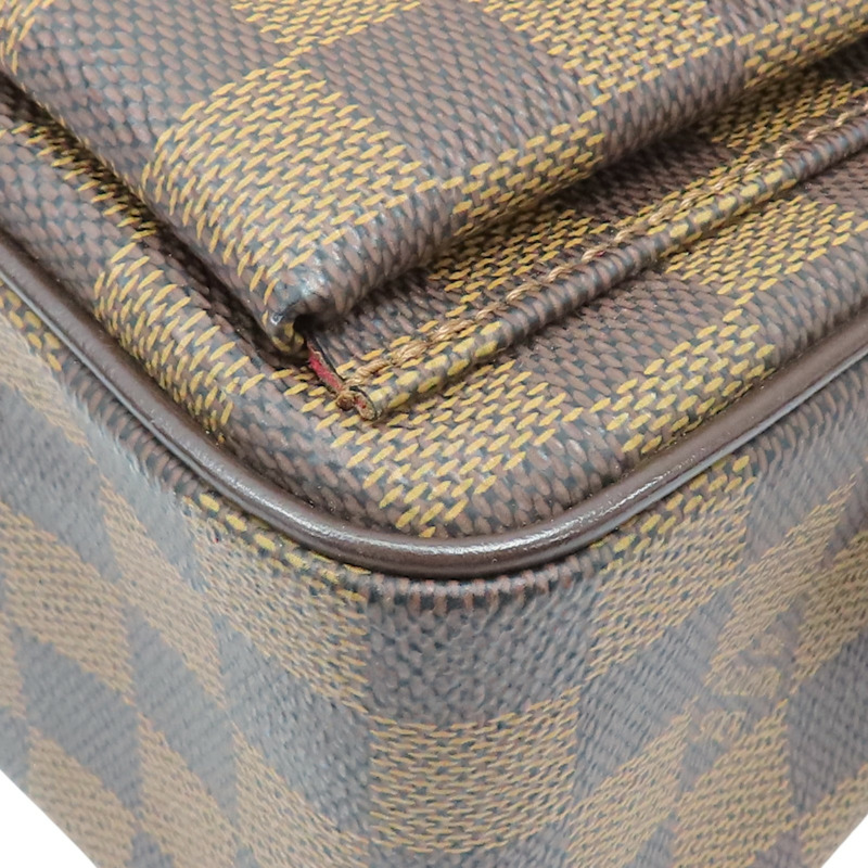 棕色 棋盤格帆布 Ravello GM 肩背包【LOUIS VUITTON LV 路易威登】 N60006-11