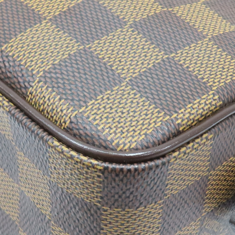 棕色 棋盤格帆布 Ravello GM 肩背包【LOUIS VUITTON LV 路易威登】 N60006-13