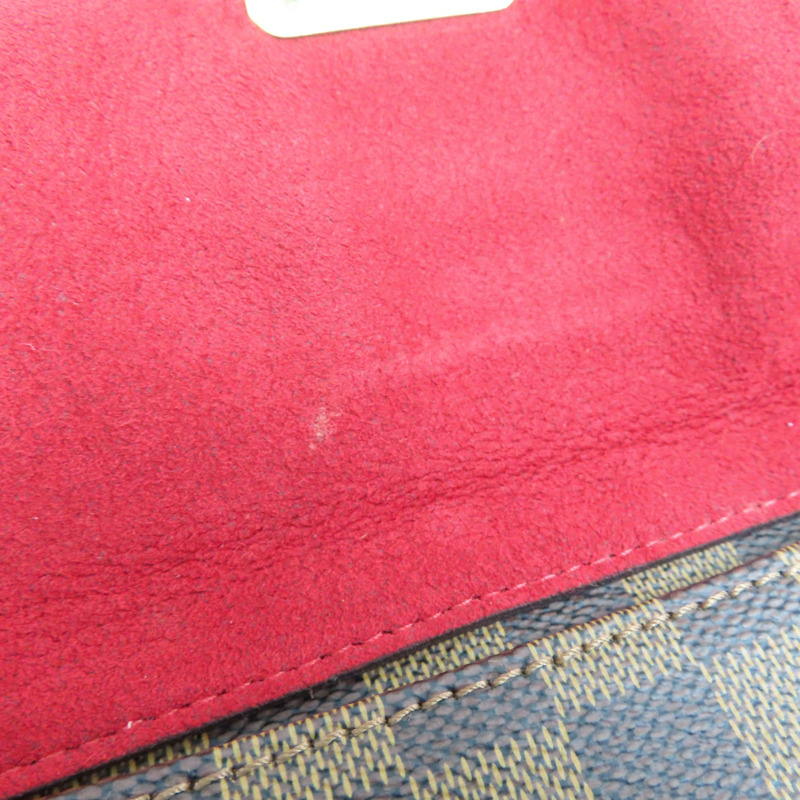 棕色 棋盤格帆布 Ravello GM 肩背包【LOUIS VUITTON LV 路易威登】 N60006-14