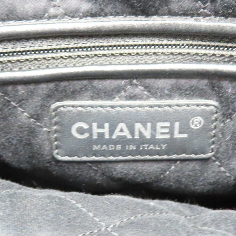 黑色 羊皮 22 後背包【CHANEL 香奈兒】 AS3313-7