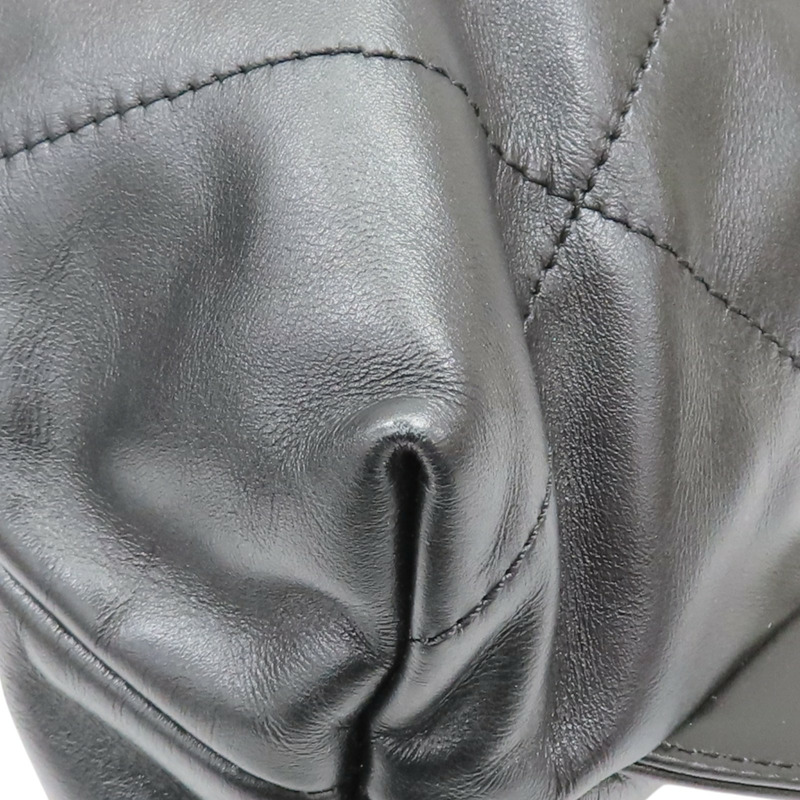 黑色 羊皮 22 後背包【CHANEL 香奈兒】 AS3313-13