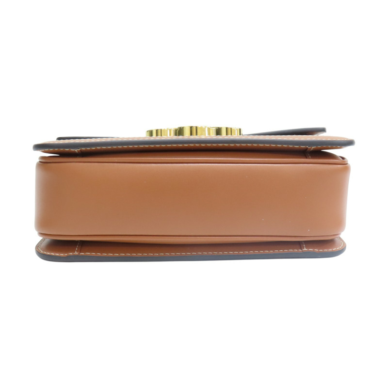 棕色 牛皮 Triomphe PVC塗層帆布 Teen 肩背包【CELINE 賽琳】 188882BZ4.04LU-3