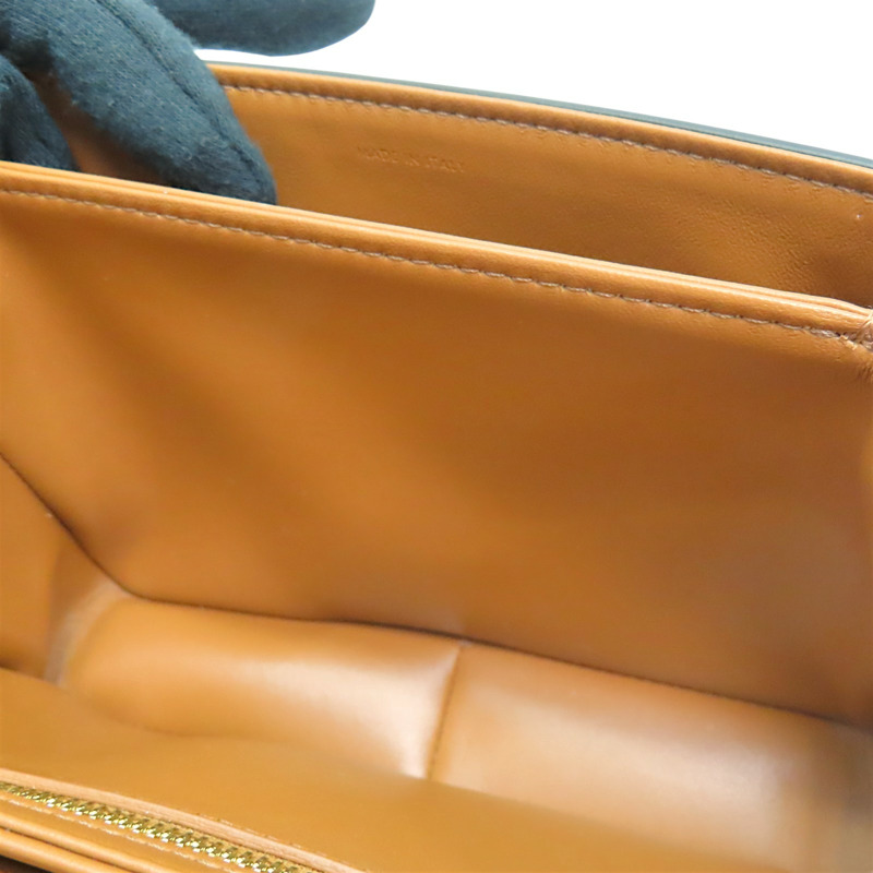 棕色 牛皮 Triomphe PVC塗層帆布 Teen 肩背包【CELINE 賽琳】 188882BZ4.04LU-7