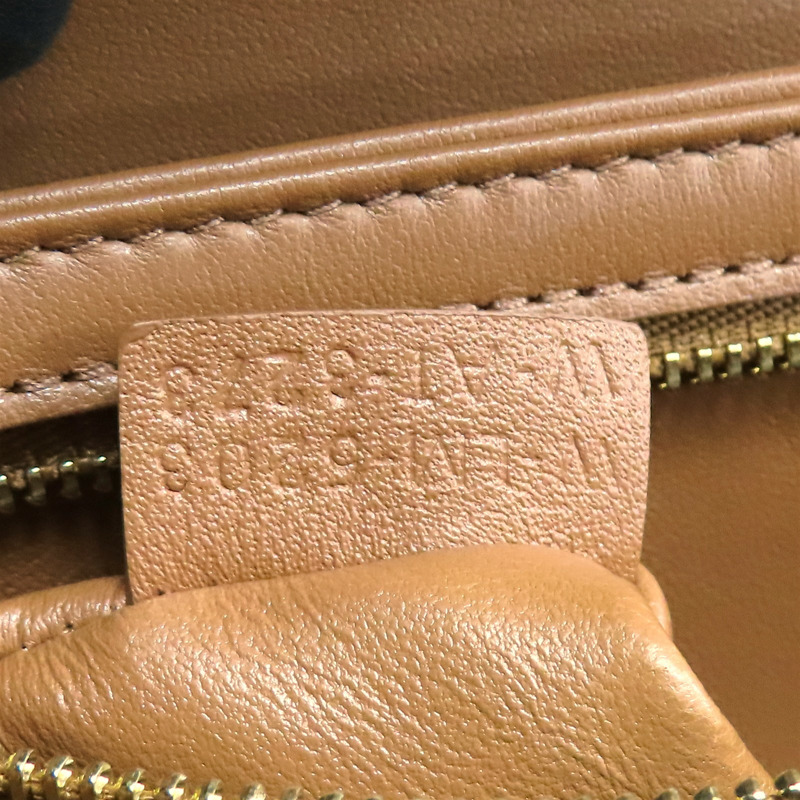 棕色 牛皮 Triomphe PVC塗層帆布 Teen 肩背包【CELINE 賽琳】 188882BZ4.04LU-9