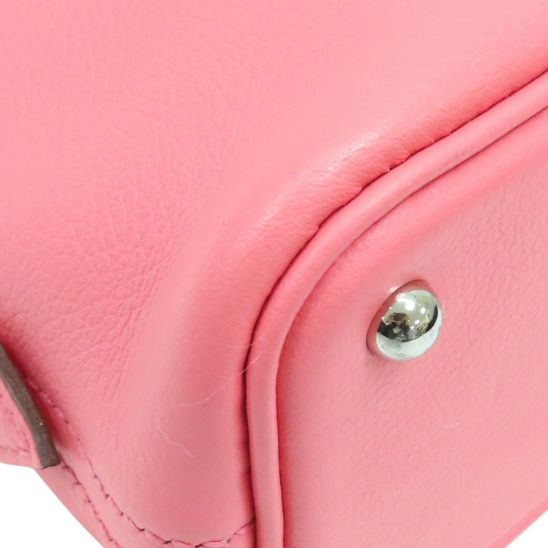 唇膏粉色 Evercolor牛皮 Bolide 1923 Mini 柏莉包 肩背包 B刻 銀扣【HERMES 愛馬仕】-9