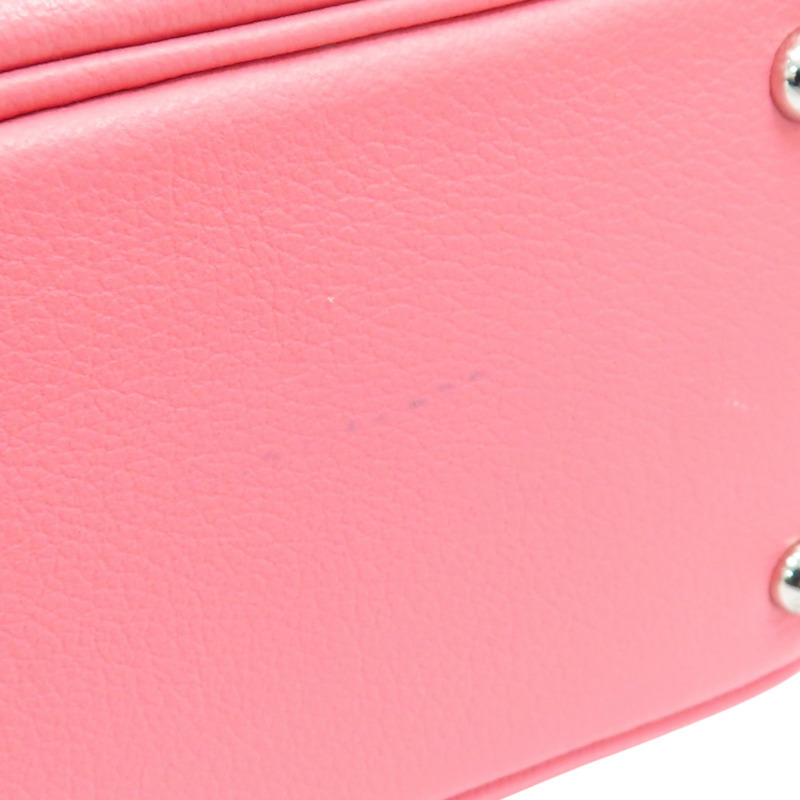 唇膏粉色 Evercolor牛皮 Bolide 1923 Mini 柏莉包 肩背包 B刻 銀扣【HERMES 愛馬仕】-16