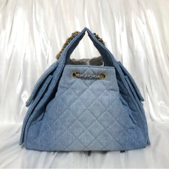 CHANEL25bag牛仔款小號 #購證 #防塵袋 #芯片保固 稀有款-10
