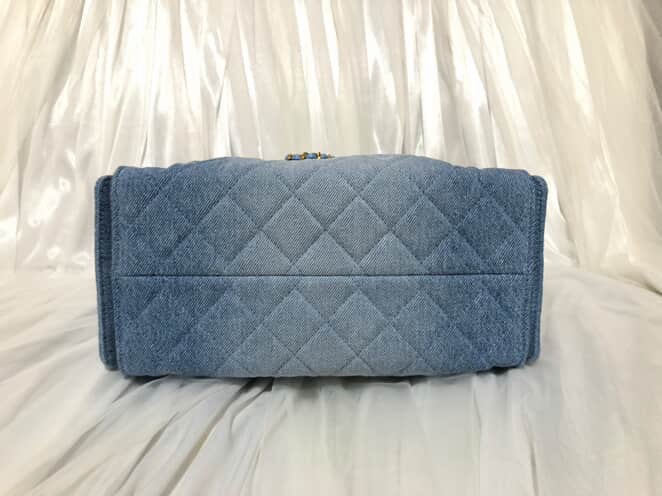 CHANEL25bag牛仔款小號 #購證 #防塵袋 #芯片保固 稀有款-11