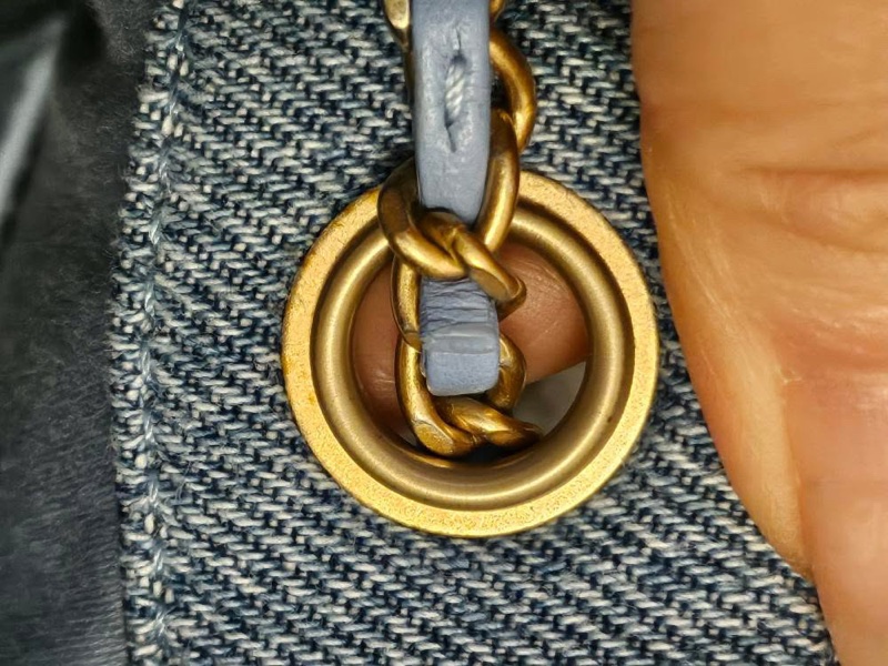 CHANEL25bag牛仔款小號 #購證 #防塵袋 #芯片保固 稀有款-16