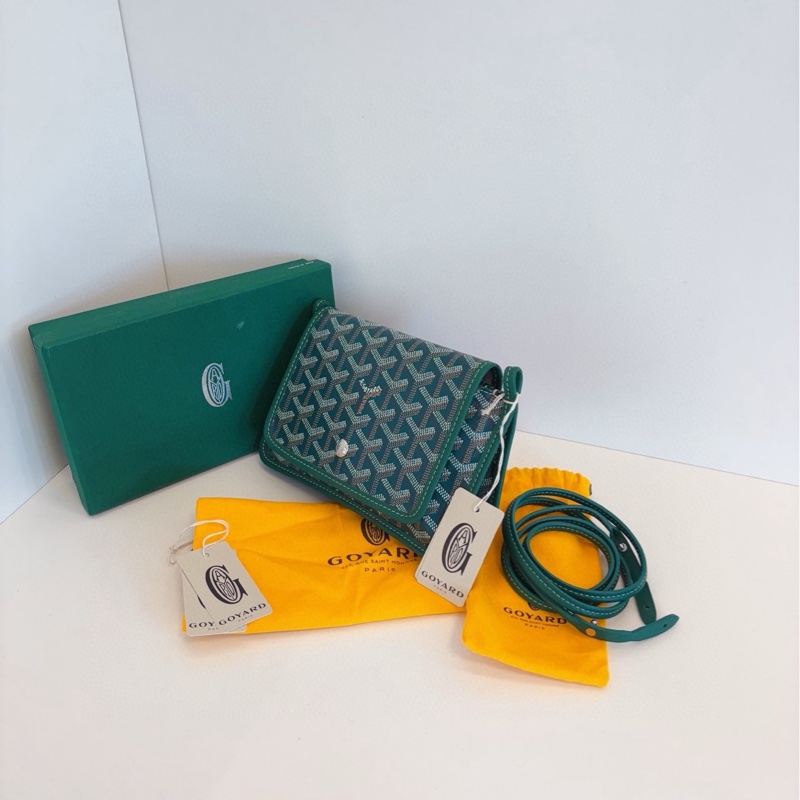 【閒置全套🆕】Goyard bPlumet綠色mini信封包 斜挎包📗-1