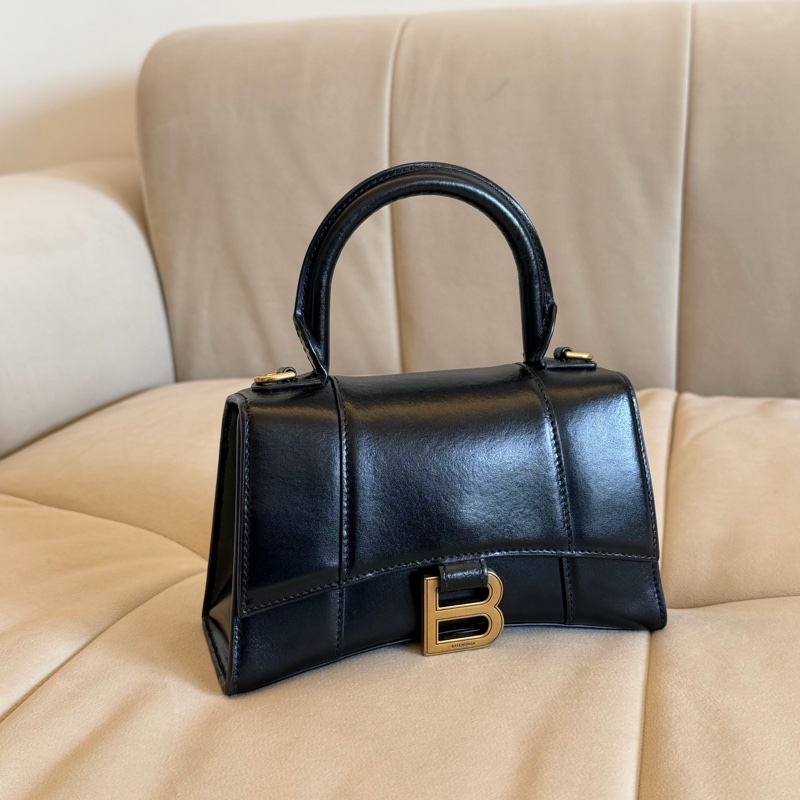 Balenciaga Hourglass沙漏包黑色xs-1