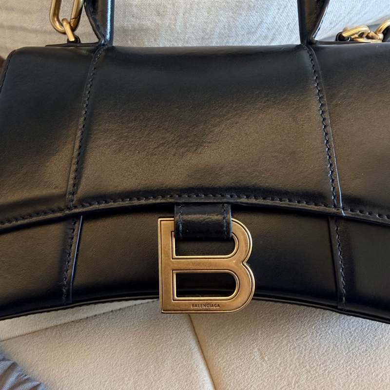 Balenciaga Hourglass沙漏包黑色xs-9