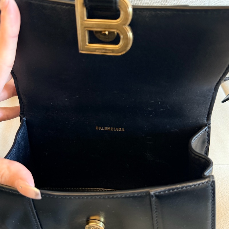 Balenciaga Hourglass沙漏包黑色xs-12