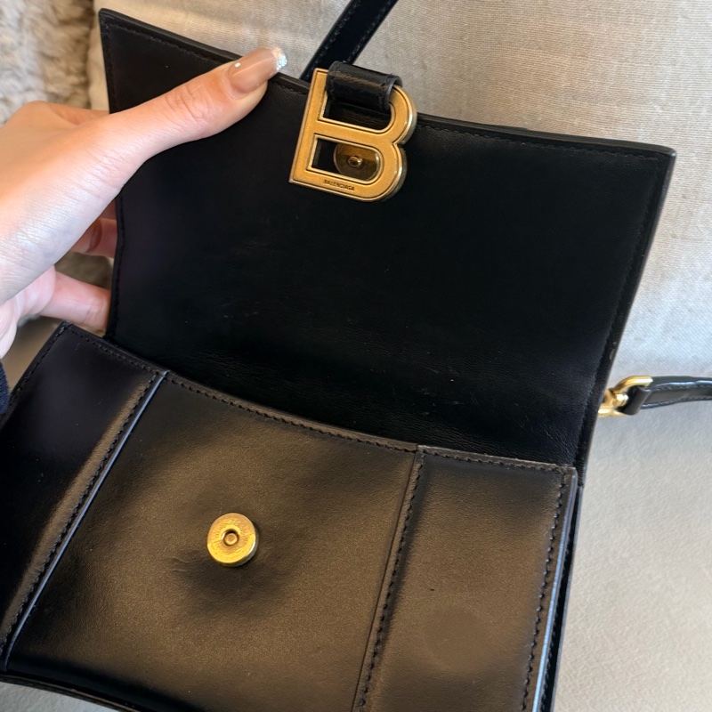 Balenciaga Hourglass沙漏包黑色xs-13
