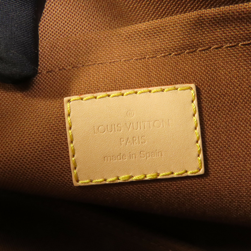 LOUIS VUITTON Monogram Multi Pochette Accessoires金扣手挽肩背兩用袋棕色-8